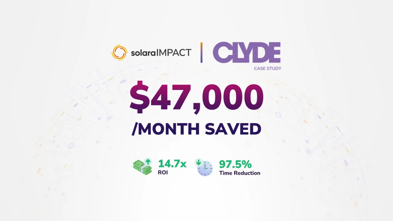 CASE STUDY – HOW DID CLYDE, A DC-BASED AGENCY, ACHIEVE 14.5X ROI WITH SOLARA IMPACT